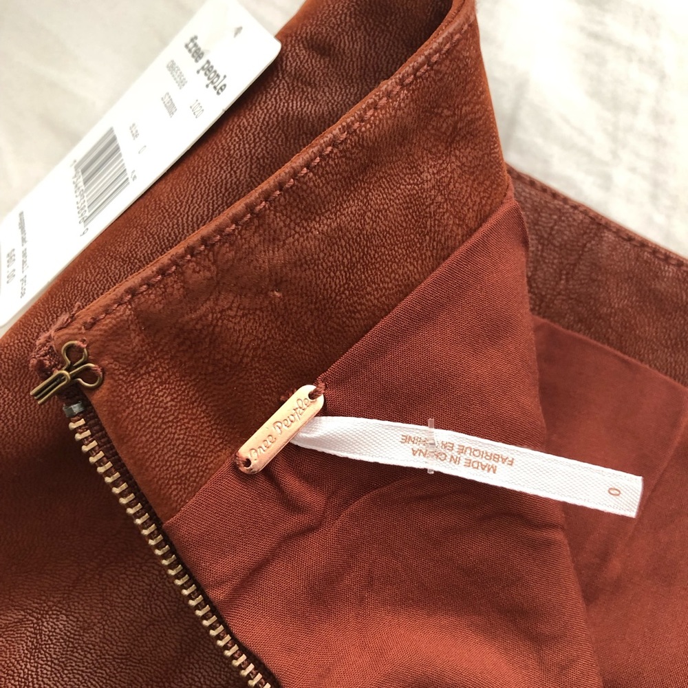 Free People Modern Femme Vegan Suede Mini Skirt - Picture 6 of 6